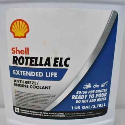 Shell Rotella ELC Antifreeze/Engine Coolant, 1 Gallon - New