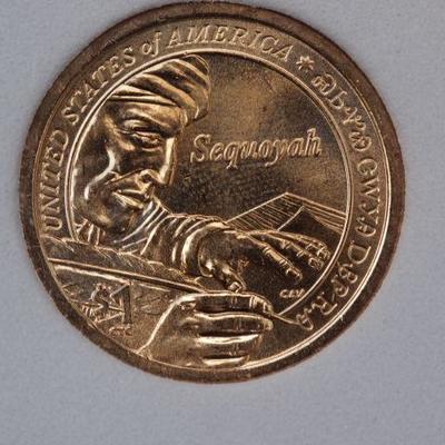 Sequoyah 1.00 coin No Date
