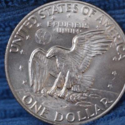 1974 D Ike Silver Dollar Very clean no damage