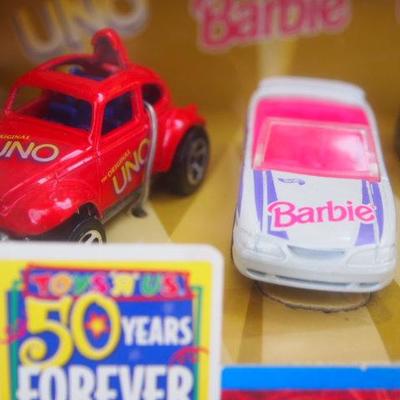 Hot Wheels 50 year Toys R Us Anniversuary 4 car set