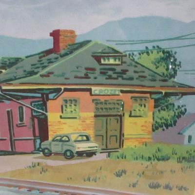 Lot 220 - Train Depot Picture