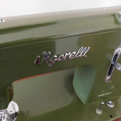 Vintage Vigorelli Italian Sewing Machine with Cabinet
