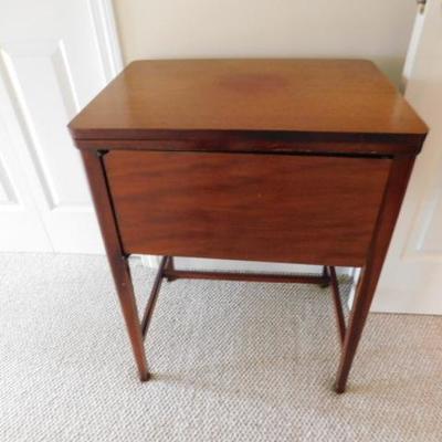 Vintage Vigorelli Italian Sewing Machine with Cabinet