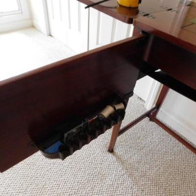 Vintage Vigorelli Italian Sewing Machine with Cabinet