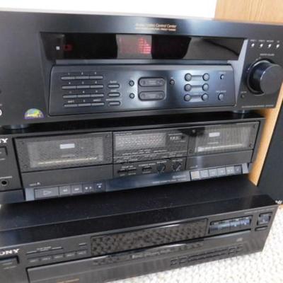 Sony Stereo with Cassette and CD Changer with Infinity Speakers