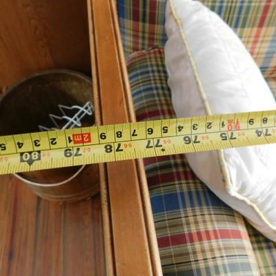 Maple Solid Wood Frame Day Bed 78"