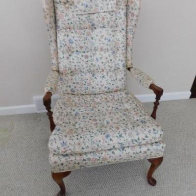 Formal Queen Ann Upolstered Chair