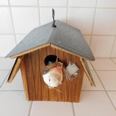 Hand Crafted Barn Birdhouse 7