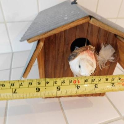 Hand Crafted Barn Birdhouse 7