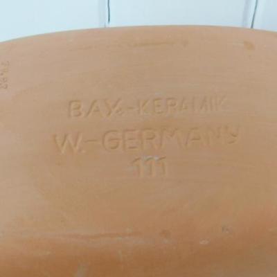 Vintage West German Bay-Keramik Clay Baking Dish 12