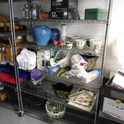 2 of 4:  Adjustable Metal Roll Shelving 48"x16"x75" (No Contents)