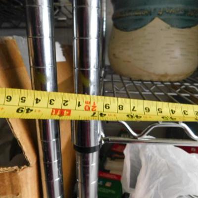 2 of 4:  Adjustable Metal Roll Shelving 48"x16"x75" (No Contents)