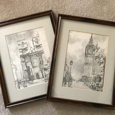 Lot 96 - W.J. Maskell Framed Artwork & More