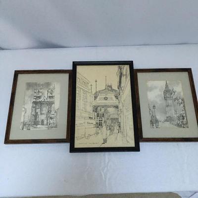 Lot 96 - W.J. Maskell Framed Artwork & More