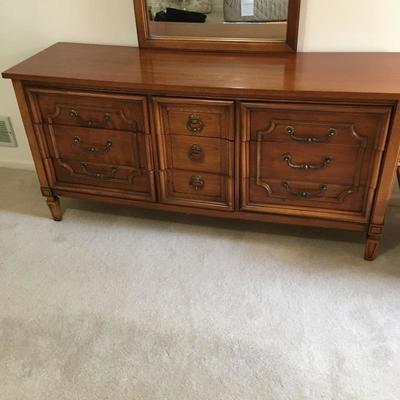 Lot 97 - Dresser & Mirror