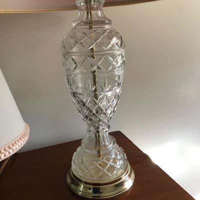 Lot 98 - Three Glass Lamps