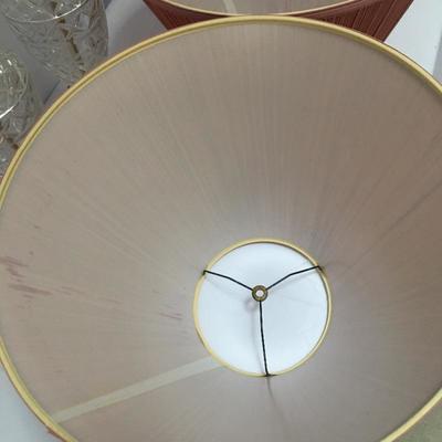 Lot 98 - Three Glass Lamps