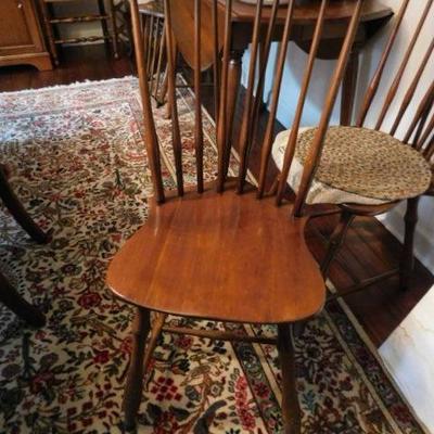 Set of Four Pennsylvania House Spindle Back Chairs 