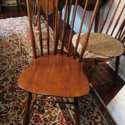 Set of Four Pennsylvania House Spindle Back Chairs 