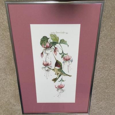 Lot 101 - Carolyn Shores Wright Framed Artwork 