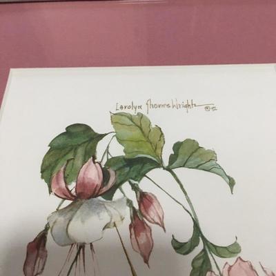 Lot 101 - Carolyn Shores Wright Framed Artwork 