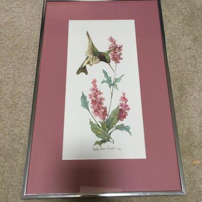 Lot 101 - Carolyn Shores Wright Framed Artwork 
