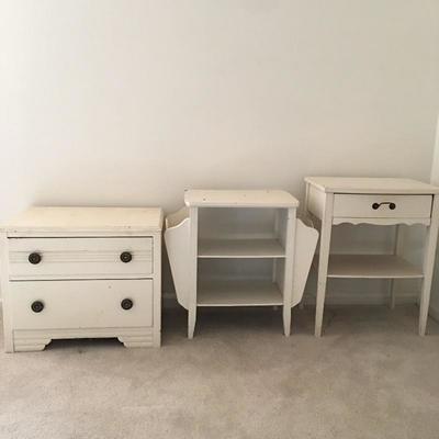 Lot 103 - Trio Of White Furniture