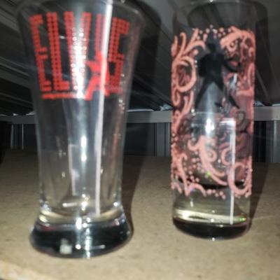 2 Elvis Presley Shot Glasses