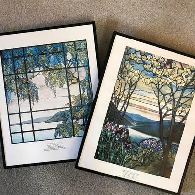 Lot 113- Impressionist and Tiffany Framed Art