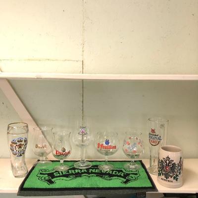 Lot 114- Beer Glasses