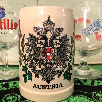 Lot 114- Beer Glasses