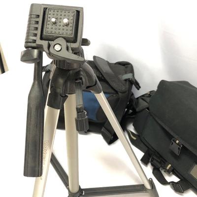 Lot 115- Photo Gear - Tripods and Bags