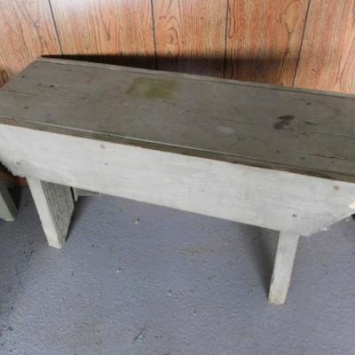 2 of 2:  Hand Crafted Pine Garden Bench 36"
