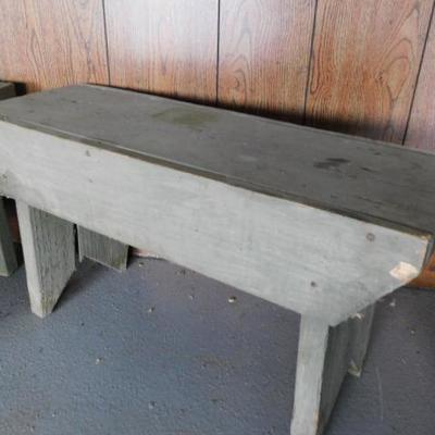 2 of 2:  Hand Crafted Pine Garden Bench 36"
