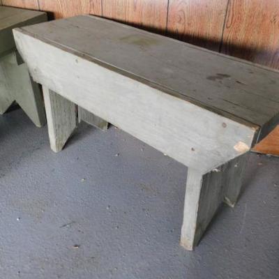 2 of 2:  Hand Crafted Pine Garden Bench 36"
