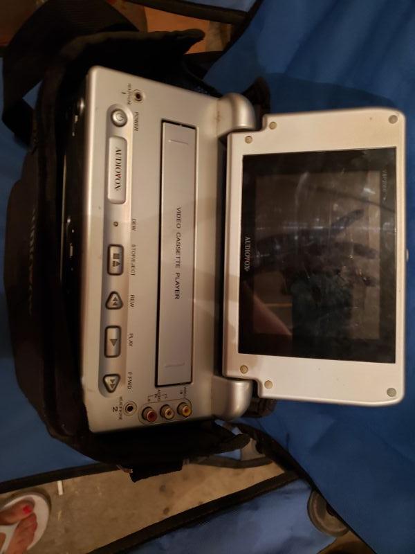 Audiovox portable VHS player