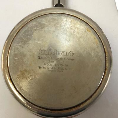 Lot 117- Cuisinart Pots & Pans
