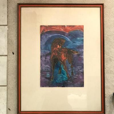 Lot 119- Copper Relief Art and More