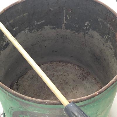 Lot 121- Fishing Pole, Bucket and Net
