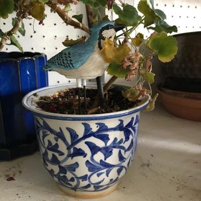 Lot 122- Flower Pots and Plants