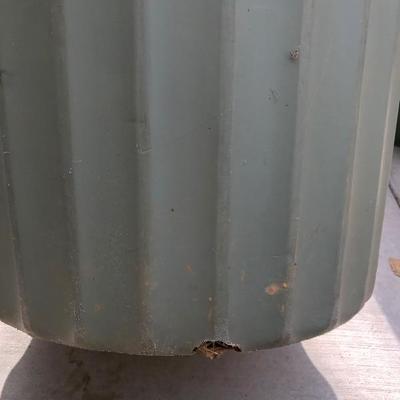 Lot 133 - Two Rolling Rubbermaid Bruisers and Sears Refuse Can