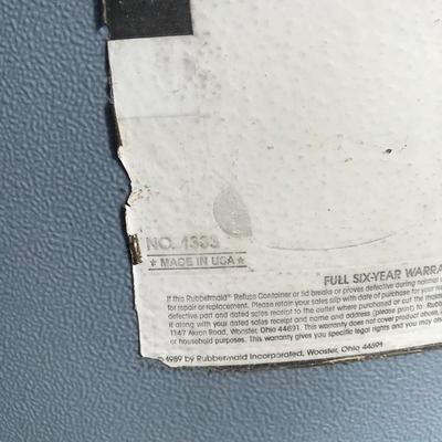 Lot 133 - Two Rolling Rubbermaid Bruisers and Sears Refuse Can