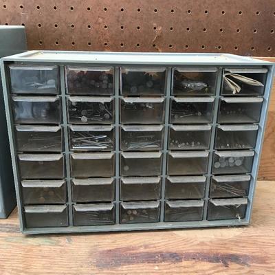 Lot 135 - Three Small Part Hardware Organizers 