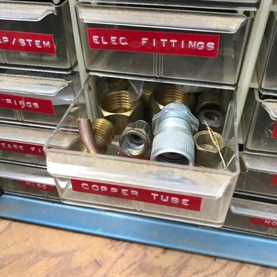 Lot 135 - Three Small Part Hardware Organizers 