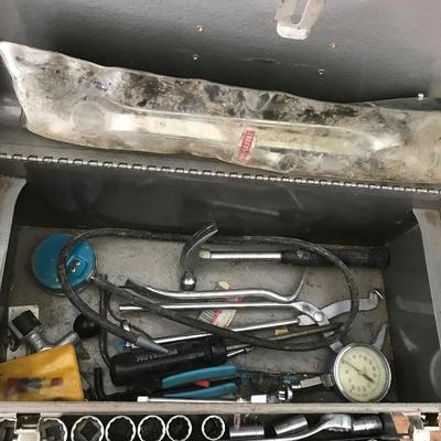Lot 137 - Craftsman Toolbox with Large Collection of Hand Tools