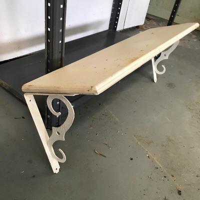 Lot 140 - Metal Shelf with Vintage Fiberglass Chairs