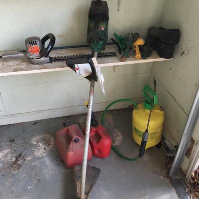  Lot 141 - Garden Tools - Hedge Trimmer, Weed Eater, and more