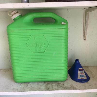 Lot 142 - Vintage Phil-Rite Gas Can & More