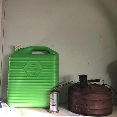 Lot 142 - Vintage Phil-Rite Gas Can & More