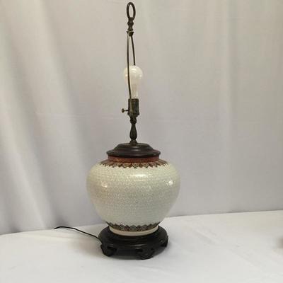 Lot 148 - Lenox Vase & Lamp